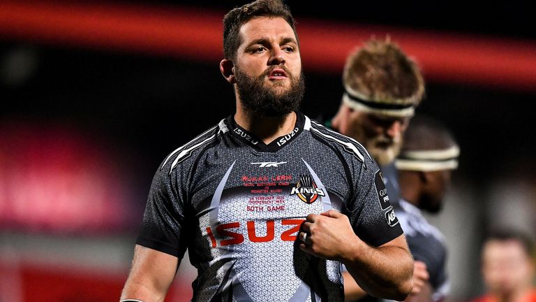 14 February 2020; Ruaan Lerm of Isuzu Southern Kings during the Guinness PRO14 Round 11 match between Munster and Isuzu Southern Kings at Irish Independent Park in Cork.