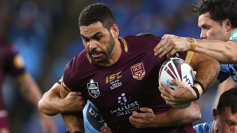 during game two of the State of Origin series between the New South Wales Blues and the Queensland Maroons at ANZ Stadium on June 24, 2018 in Sydney, Australia.