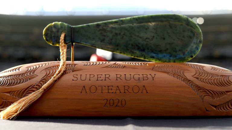 Super Rugby Aotearoa trophy