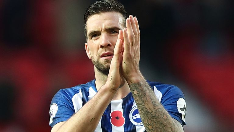 Shane Duffy has played at Brighton since a move from Blackburn in 2016