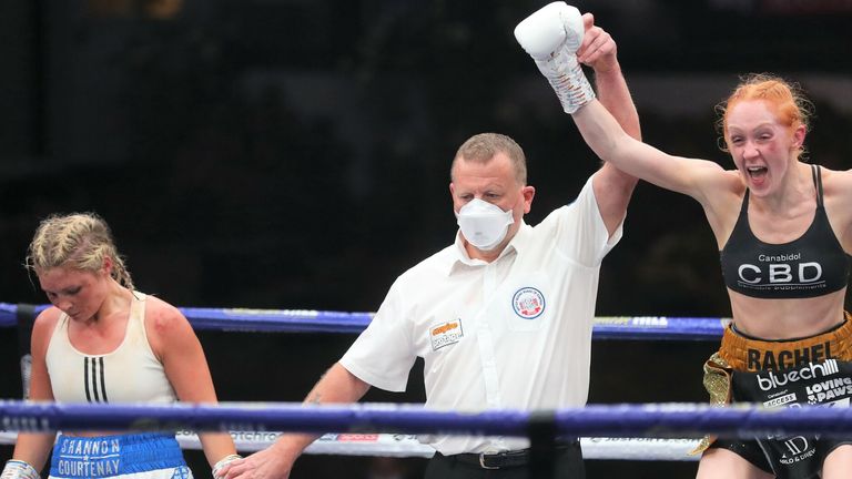 Rachel Ball sealed a points win over Shannon Courtenay in August