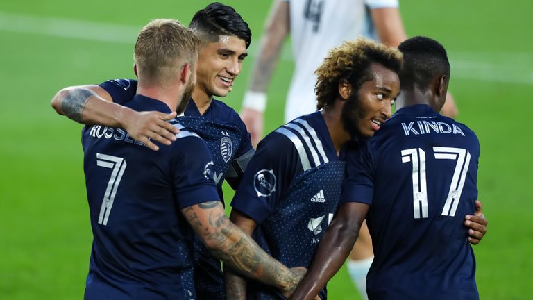 Sporting Kansas City moved clear at the top of the MLS Western Conference