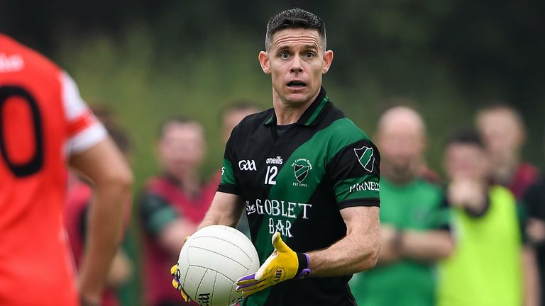Dublin goalkeeper and reigning Footballer of the Year Stephen Cluxton playing outfield, in action for his club Parnells against Cuala