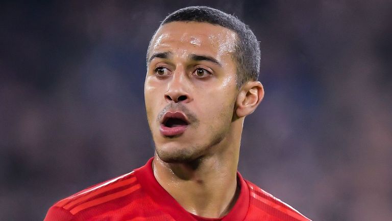 Bayern Munich midfielder Thiago Alcantara