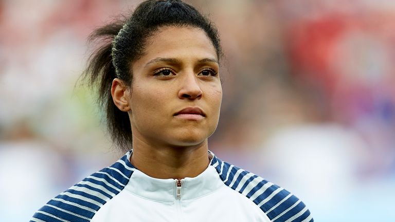 Valerie Gauvin featured in last year&#39;s Women&#39;s World Cup for France.

