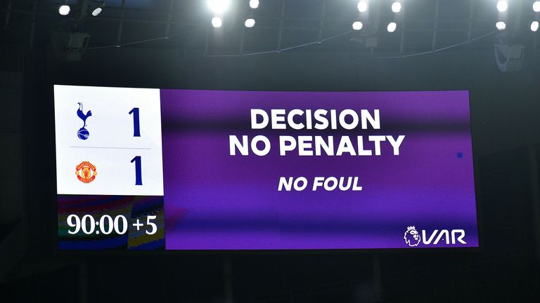 VAR confirms no penalty decision