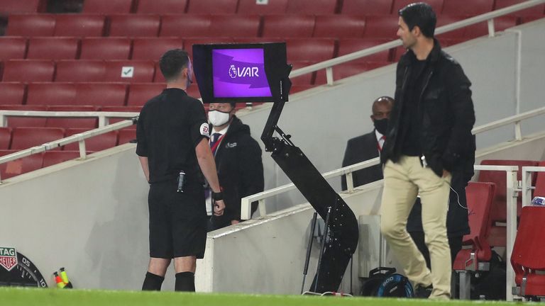 Referees could use pitch-side monitors more regularly during the 2020-21 Premier League season