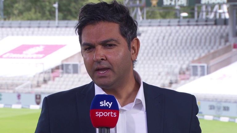 Wasim Khan joined Sky Sports during lunch on day one of the first Test between England and Pakistan
