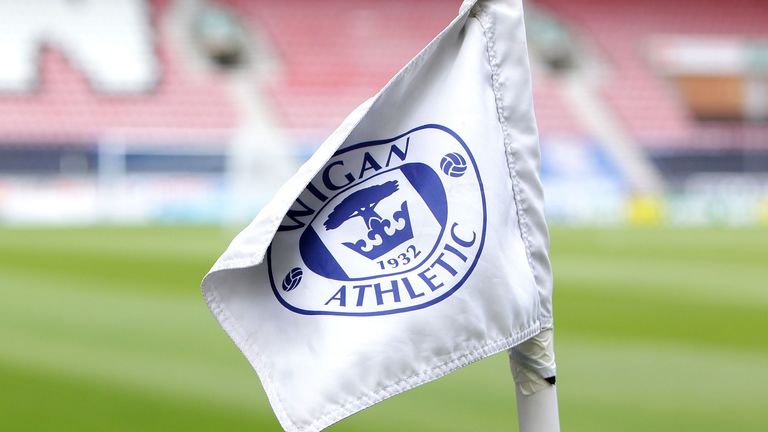 during the Sky Bet Championship League match between Wigan Athletic and Blackburn Rovers at DW Stadium on August 13 2016 in Wigan England