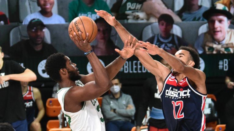 Washington Wizards and the Boston Celtics