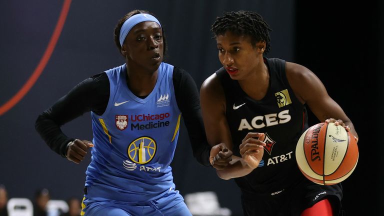 Chicago Sky and the Las Vegas Aces