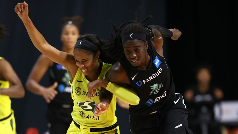 New York Liberty and the Seattle Storm