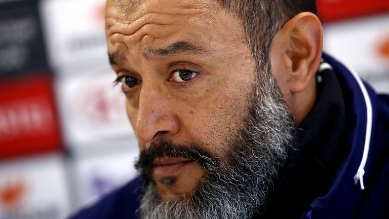 Wolves boss Nuno Espirito Santo is concerned about the number of games his side may have to play in a short space of time