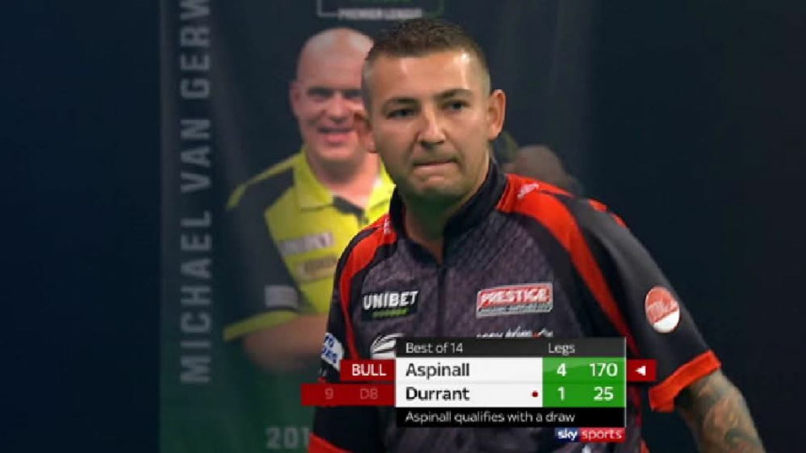 Aspinall Hits Second 170 Of Night 16! 