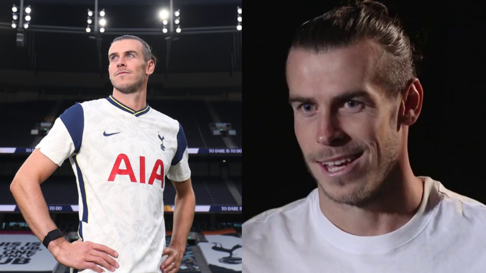 Tottenham reveal new home and away kits with Gareth Bale as the