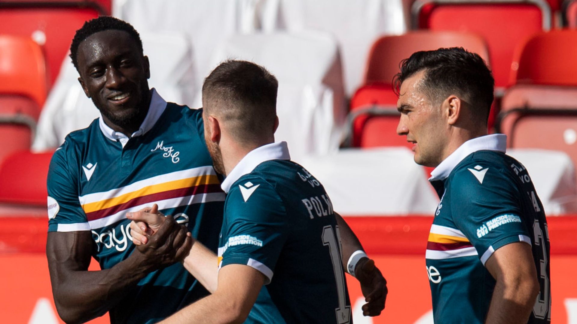 Motherwell end Aberdeen's winning run
