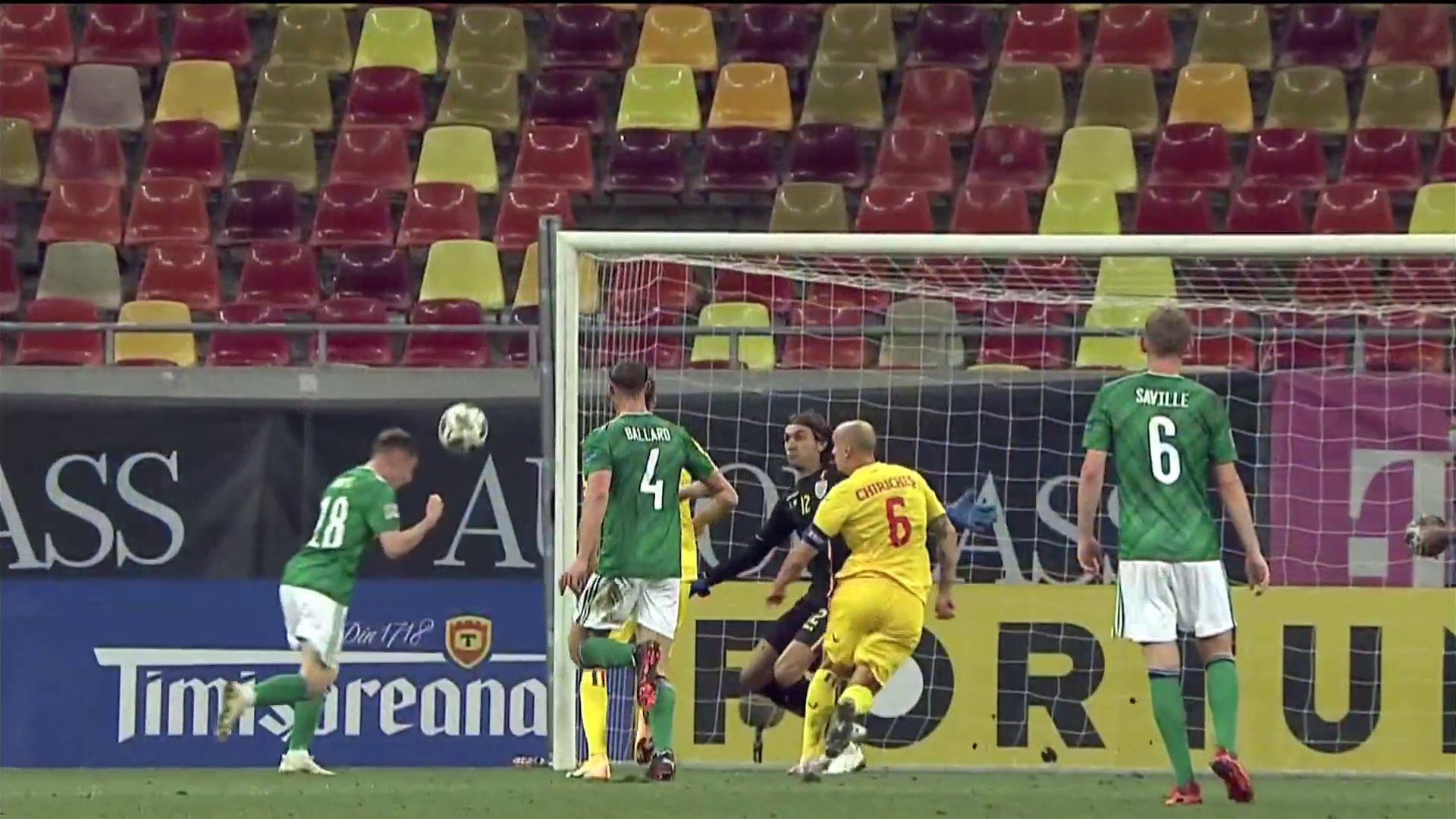 Northern Ireland grab point despite Magennis red
