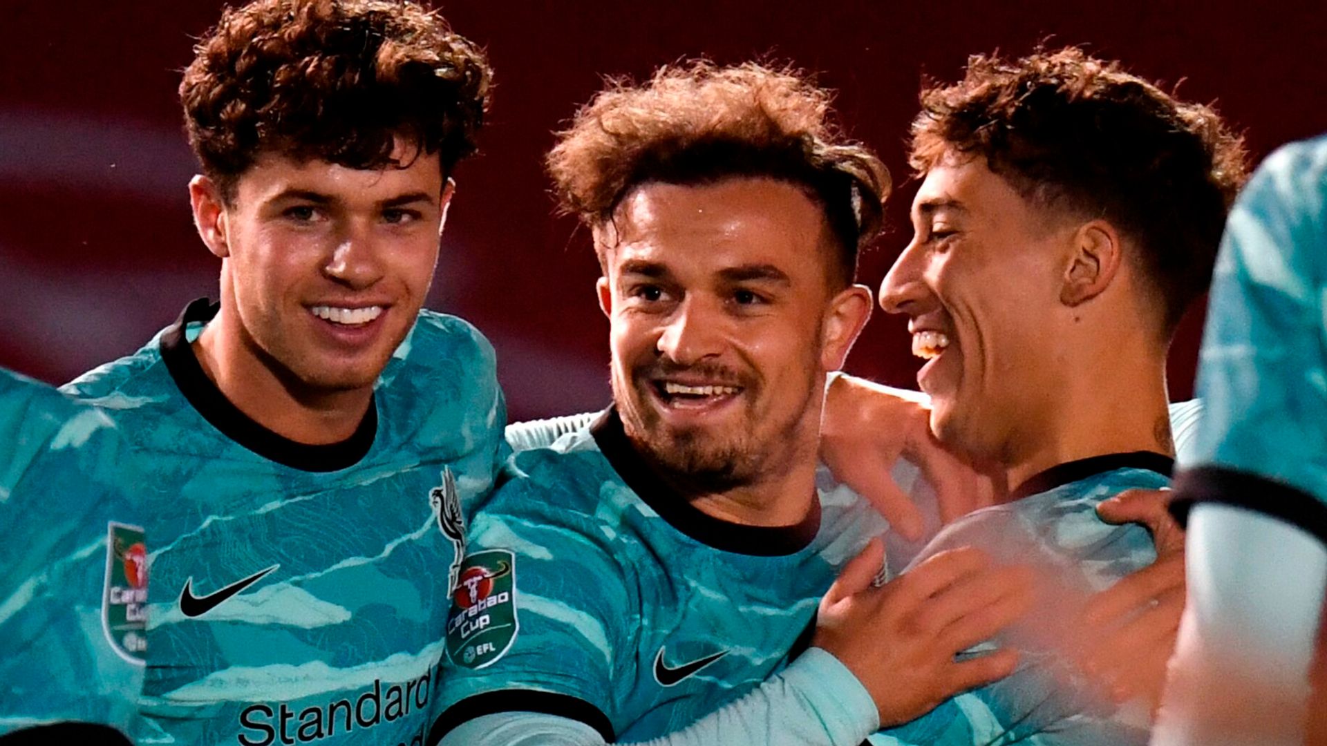 Rampant Liverpool hit Lincoln for seven