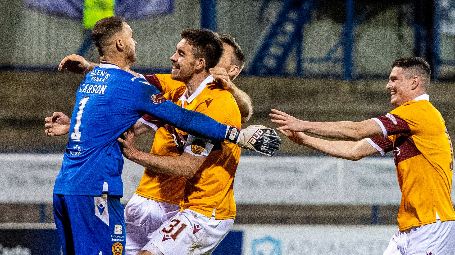 Motherwell edge out Coleraine; Aberdeen cruise through