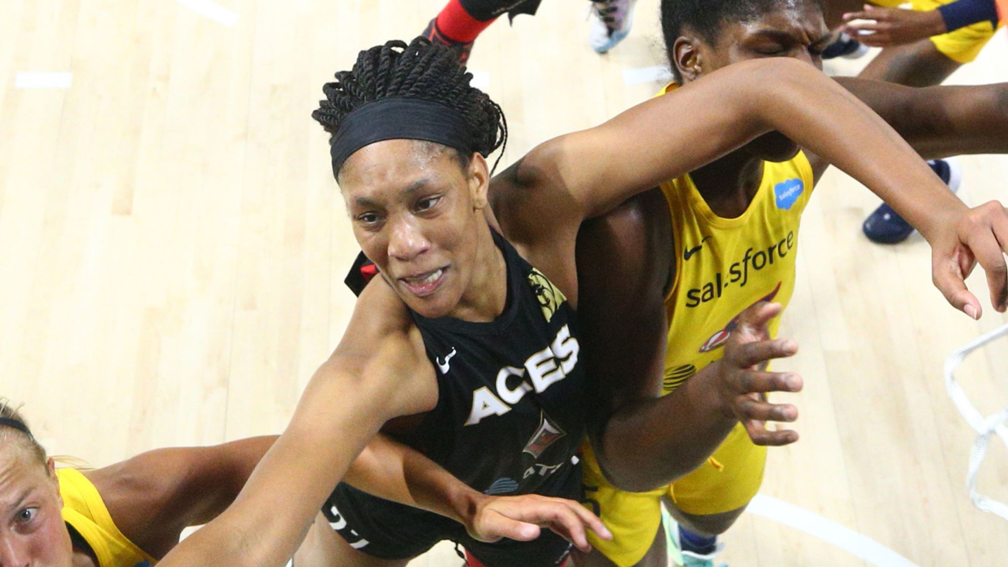 Aces vegas las wnba storm sparks they lynx wilson bigger delays argument gave forfeited loss flight lead hours following could
