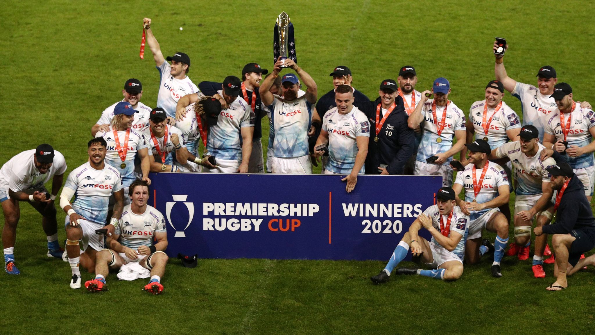 Sale 27-19 Harlequins Sharks beat Quins to lift the Premiership Cup Rugby Union News Sky Sports