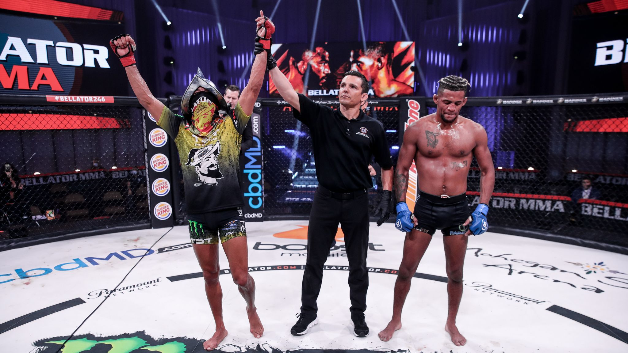 Bellator 246 Juan Archuleta beats Patchy Mix for the bantamweight title MMA News Sky Sports