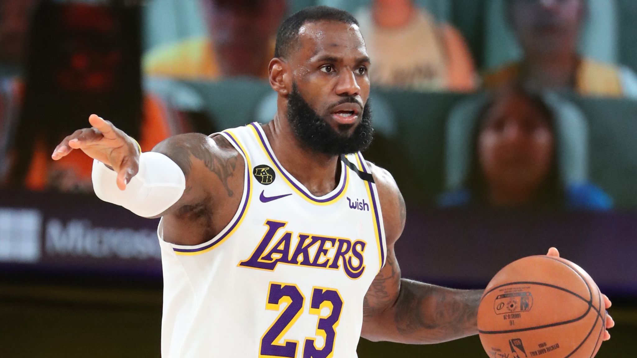 LeBron James on Lakers Clinching a Playoff Berth – NBC Los Angeles