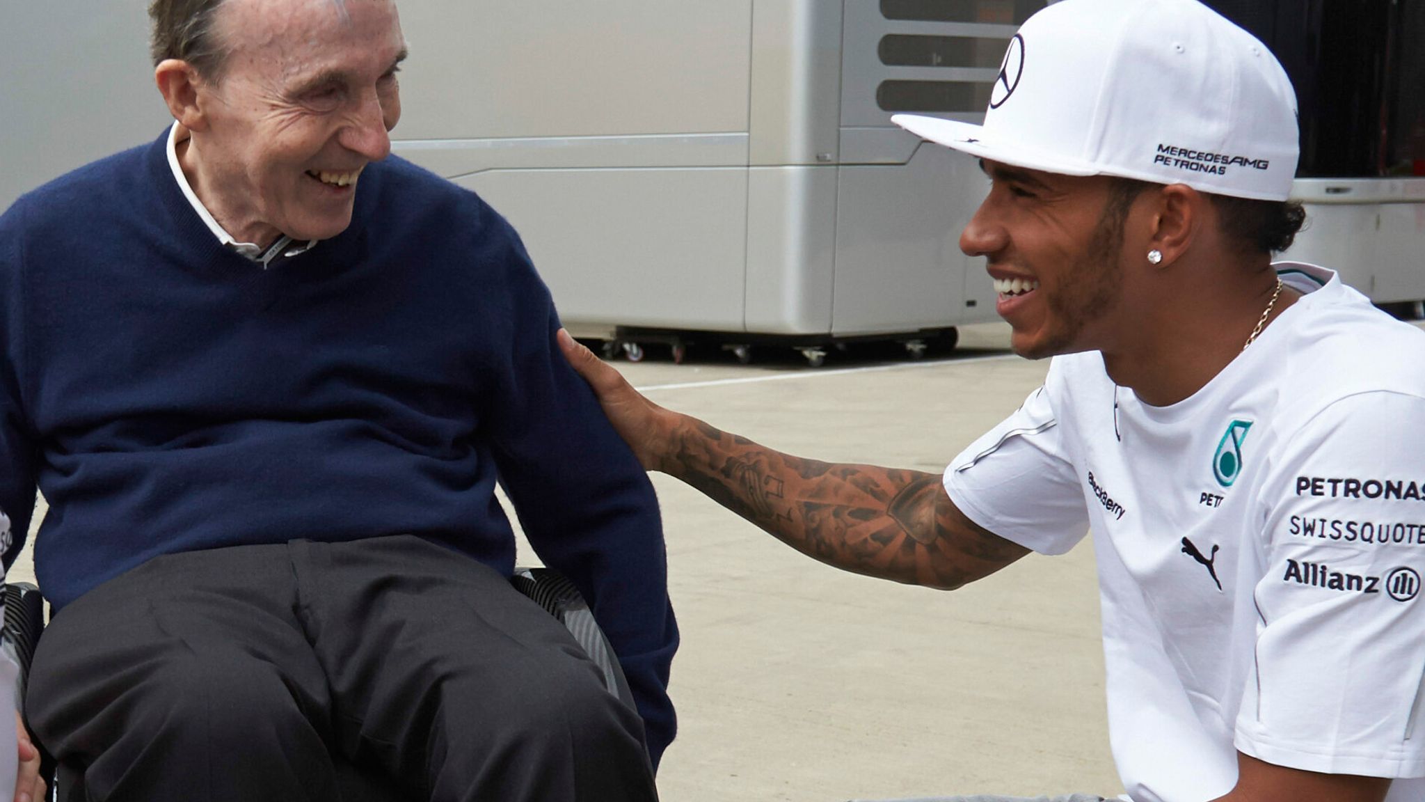 frank williams lewis hamilton