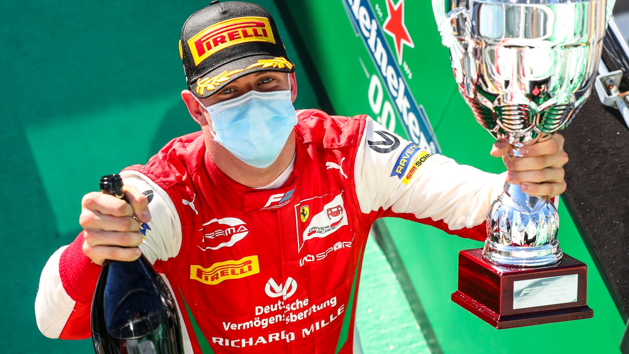 Mick Schumacher wins in F2 in 'ray of sunshine' for Ferrari at Monza