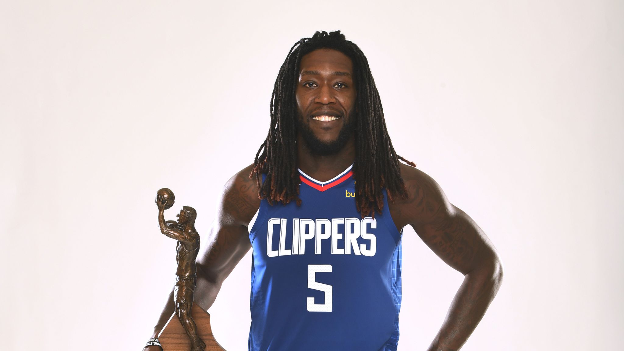 Montrezl Harrell - Los Angeles Clippers - Game-Worn Classic Edition 1970-71  Home Jersey - 2019-20 Season