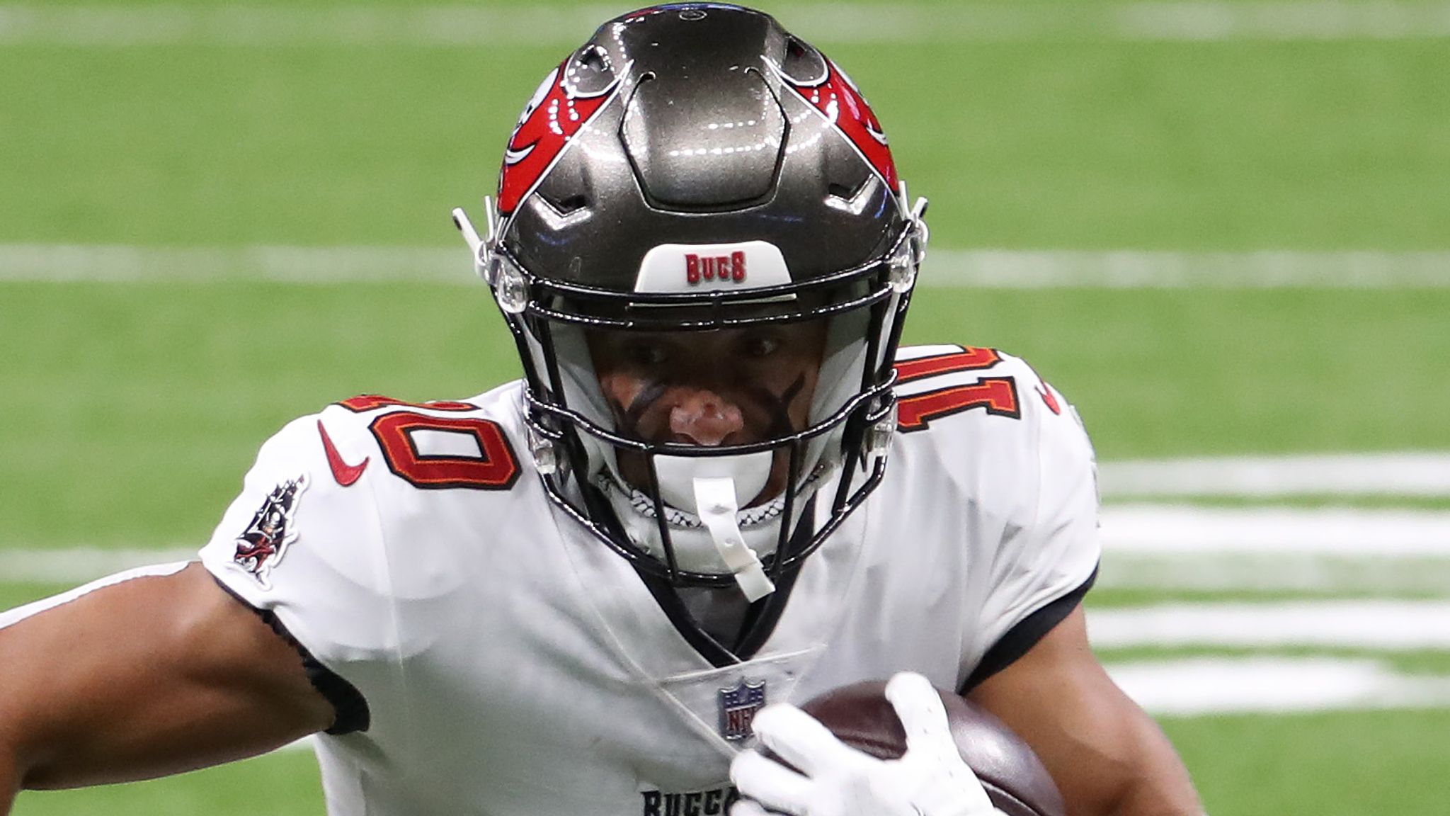 Scott Miller of the Tampa Bay Buccaneers in action during a NFL game