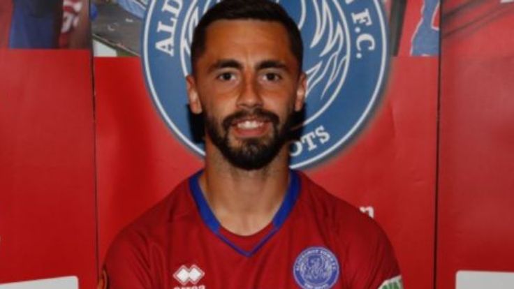 Aldershot's Lewis Kinsella 