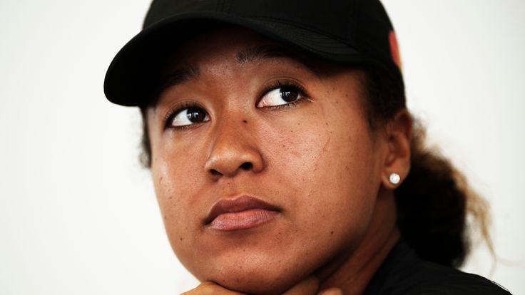 Naomi Osaka of Japan speaks to the media during her press conference on day 1 of the Internazionali BNL d&#39;Italia at Foro Italico on May 12, 2019 in Rome, Italy. 