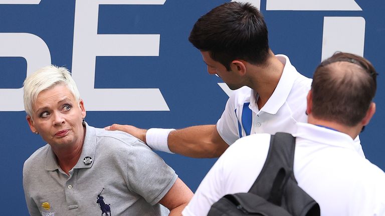 Novak Djokovic sorgt bei den US Open für einen Eklat.