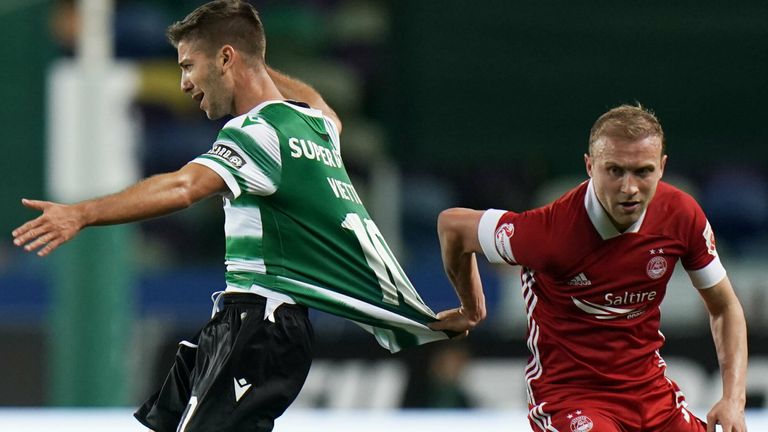 Sporting Lisbon 1 0 Aberdeen Dons Knocked Out In Europa League Third Qualifying Round For Second Successive Season Football News Sky Sports