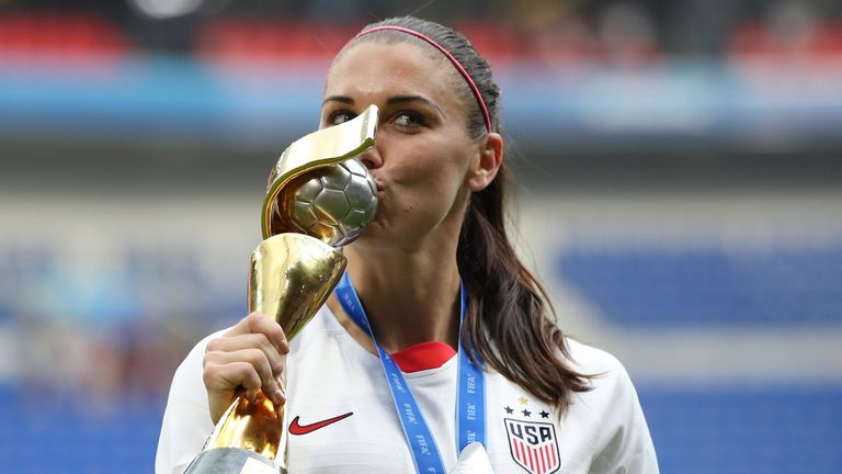 Alex Morgan is one of the most decorated players in the female game having won back-to-back World Cups