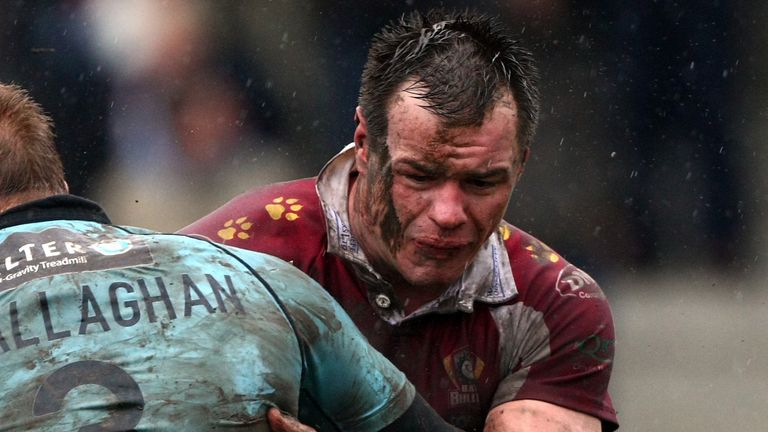 PICTURE BY VAUGHN RIDLEY/SWPIX.COM - Rugby League - Challenge Cup 5th Round - Batley Bulldogs v London Broncos - Mount Pleasant, Batley, England - 29/04/12 - Batley's ALex Walmsley.