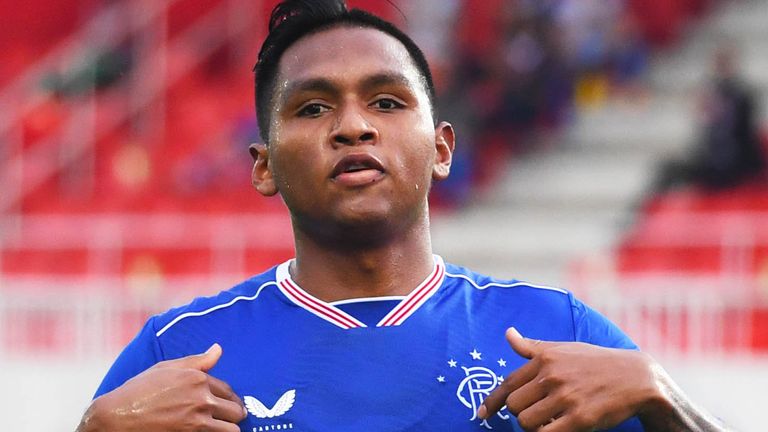 Alfredo Morelos scored twice for Rangers in Gibraltar 