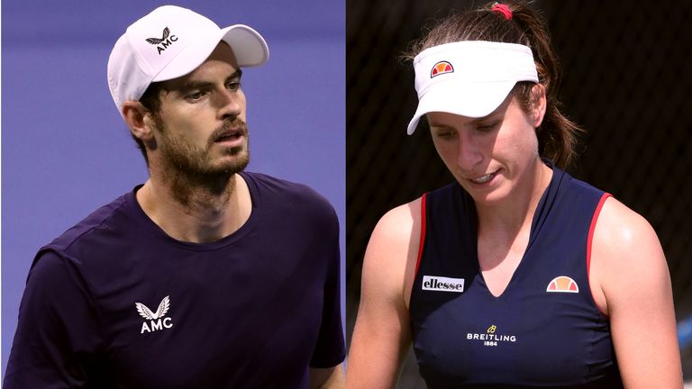 Andy Murray and Johanna Konta - Tennis