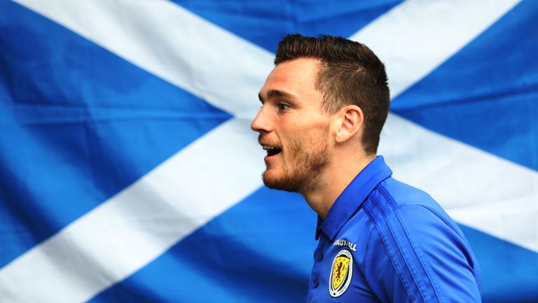 Liverpool's Andy Robertson will be in action for Scotland