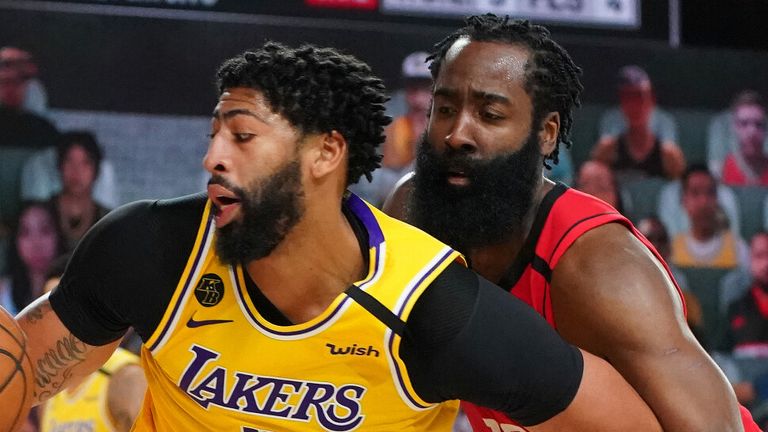 Shaquille O Neal Says Houston Rockets Have To Make A Decision On How To Defend Los Angeles Lakers Nba News Sky Sports