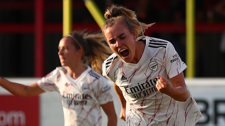 Arsenal Women are top of Women's Super League but there are fears that the development of  teams further down the pyramid could be set back a decade 
