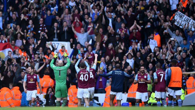 Aston Villa last won a Premier League game in London at Spurs in April 2015