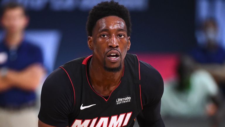 Bam Adebayo in action for the Miami Heat in their Eastern Conference Finals Game 4 win over the Boston Celtics