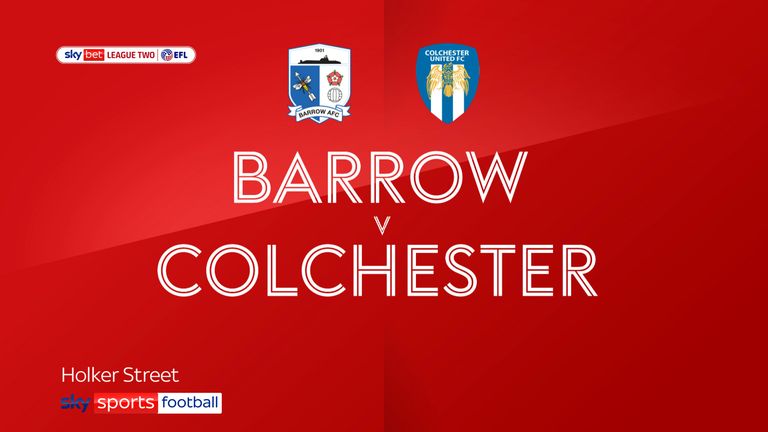 Barrow v Colchester