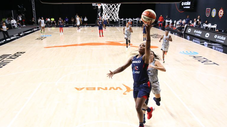 Highlights of the WNBA regular season game between the Minnesota Lynx and the Washington Mystics from Florida.