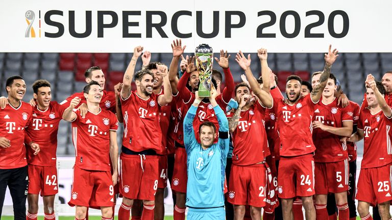 Bayern Munich lift the German Super Cup