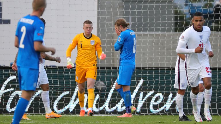 Iceland's Birkir Bjarnason then missed the penalty in stoppage time
