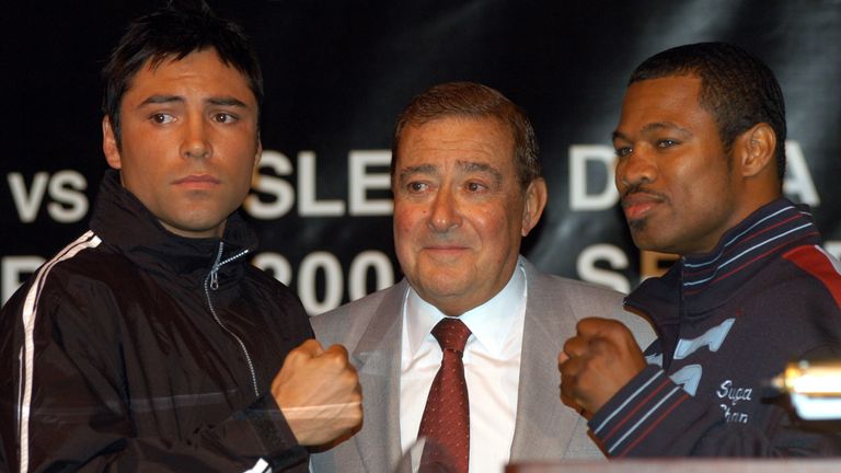 De La Hoya was promoted by Top Rank and is now Canelo's promoter                                
