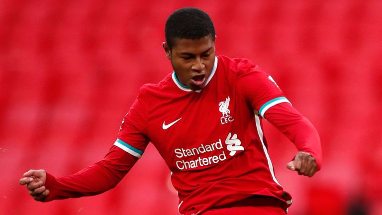 Rhian Brewster has made four senior appearances for Liverpool